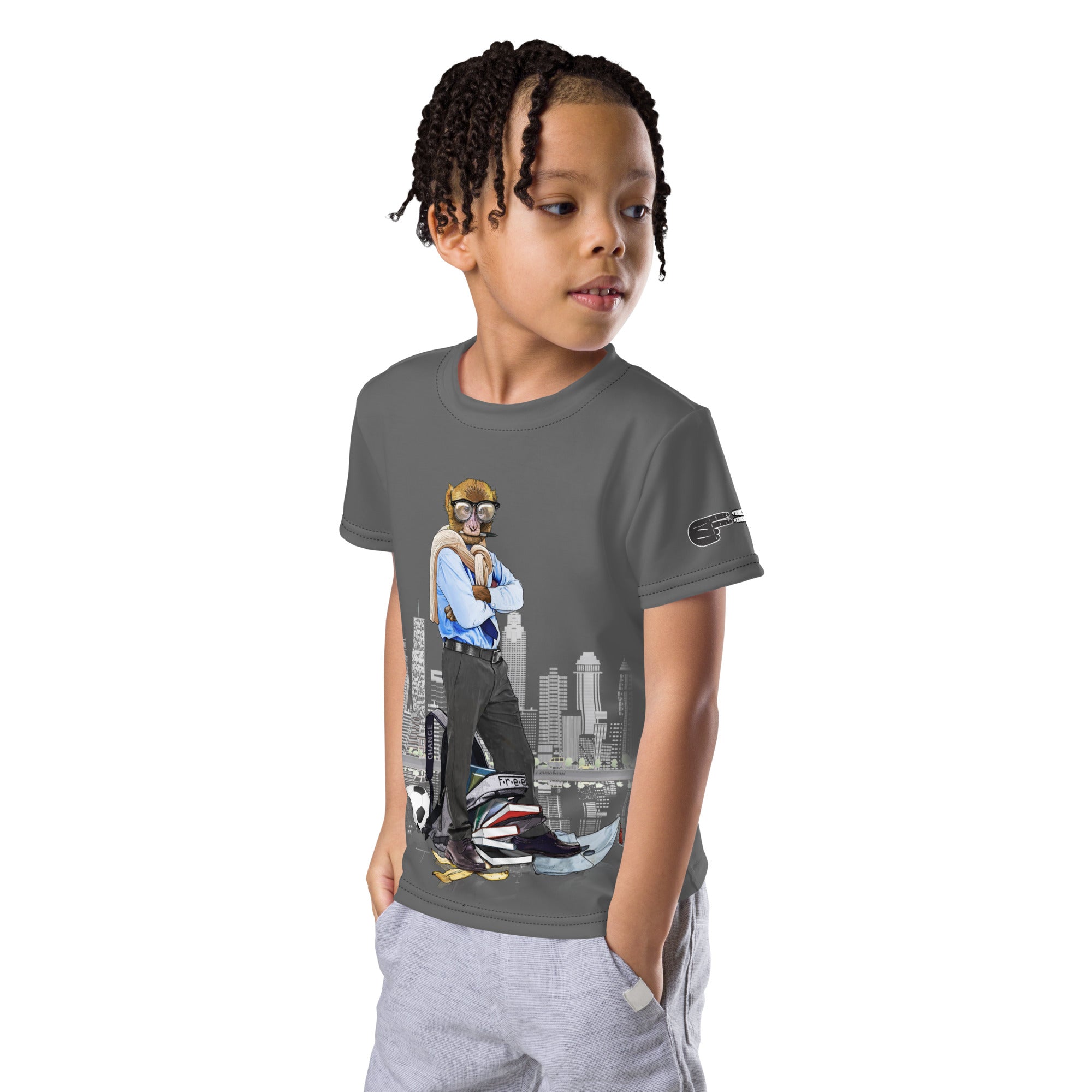 Kids crew neck t-shirt