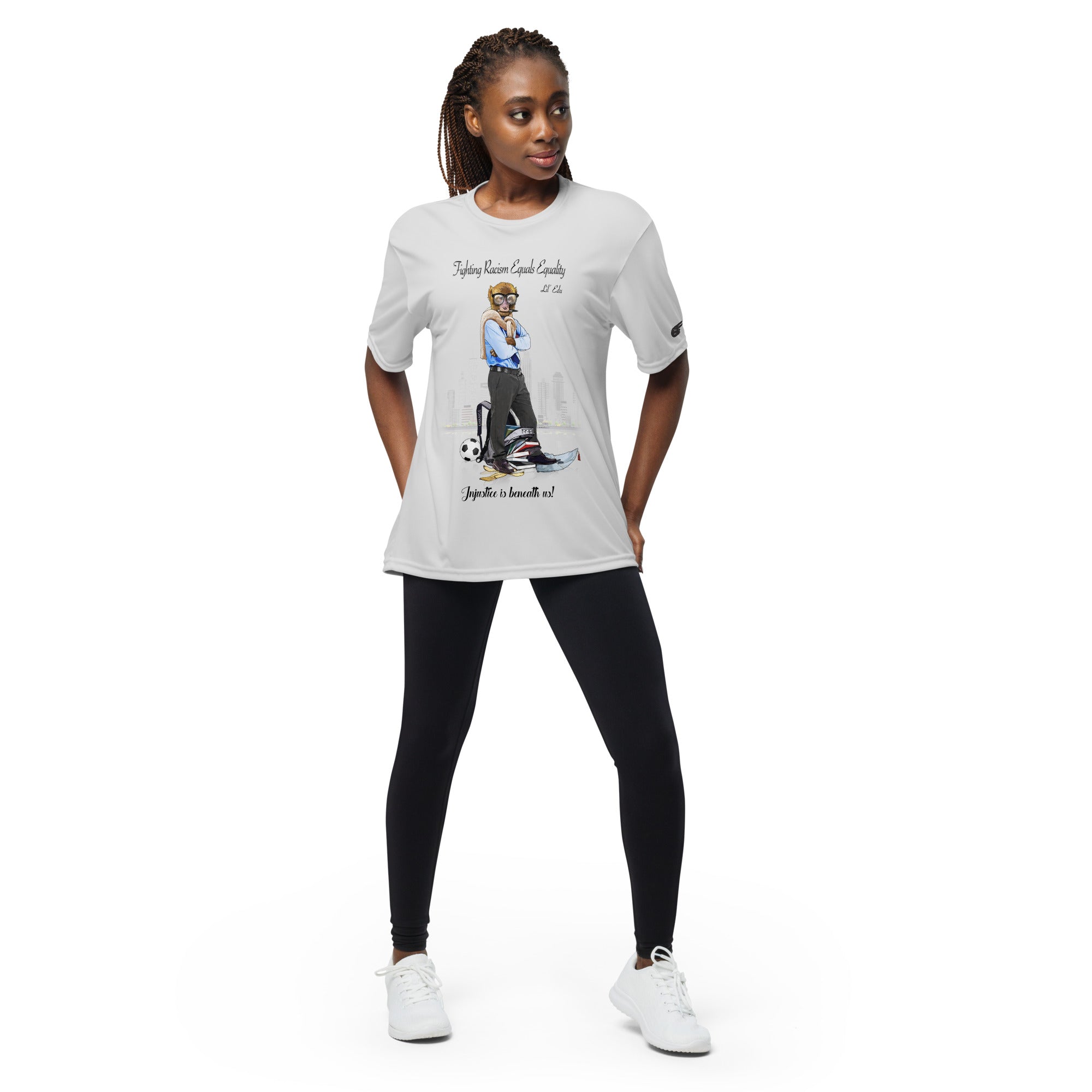 Unisex performance crew neck t-shirt