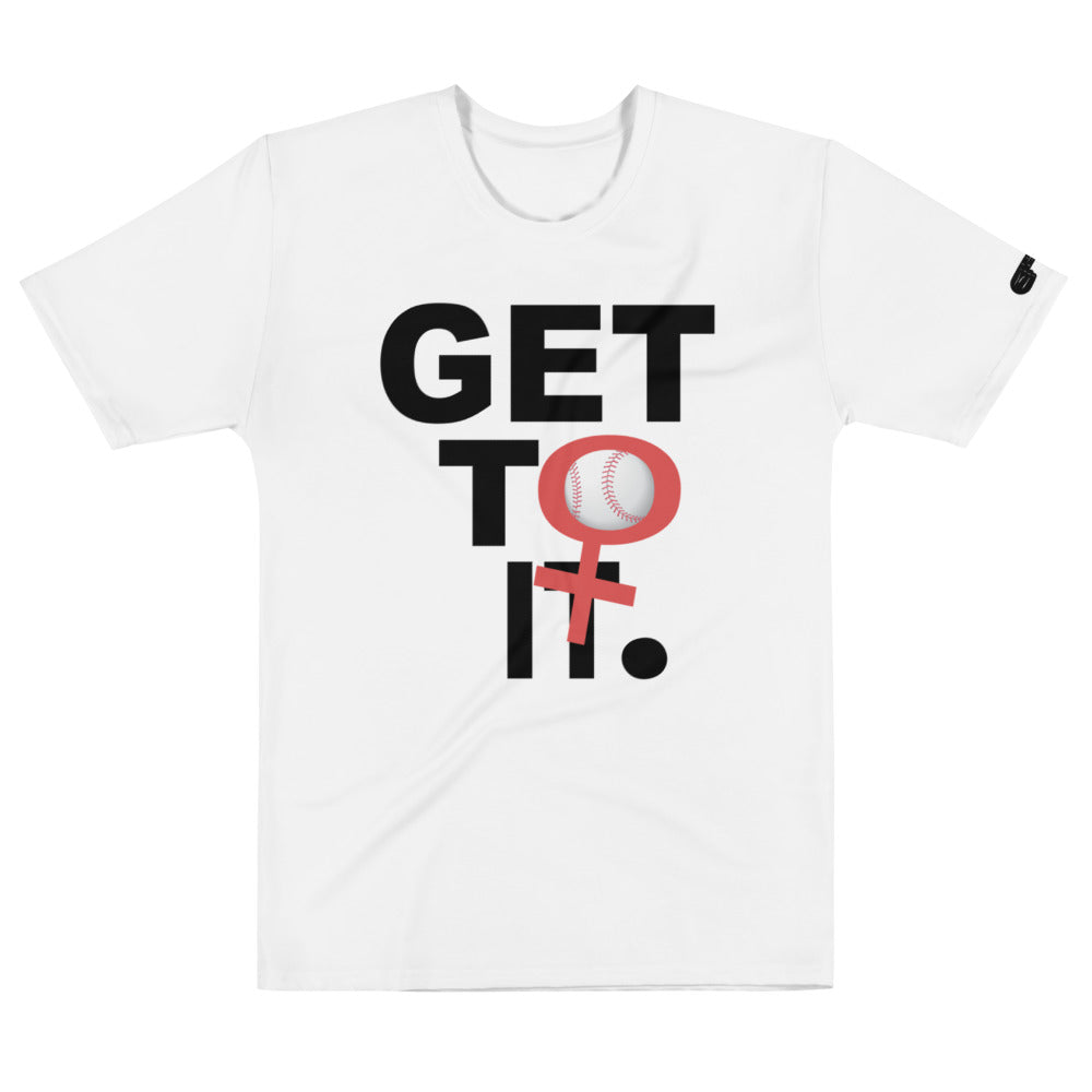 F.r.e.e Get to it baseball men's t-shirt