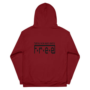 F.r.e.e Car red Unisex Hoodie