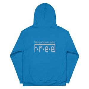 F.r.e.e Det blue Unisex Hoodie