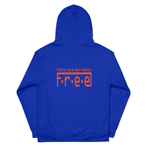 F.r.e.e Flo blue Unisex Hoodie