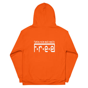 F.r.e.e Cen orange Unisex Hoodie