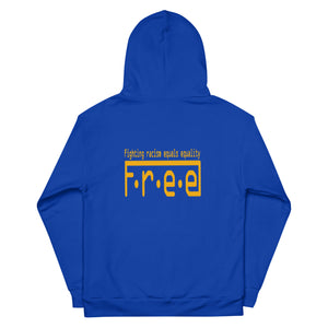 F.r.e.e Arm blue Unisex Hoodie