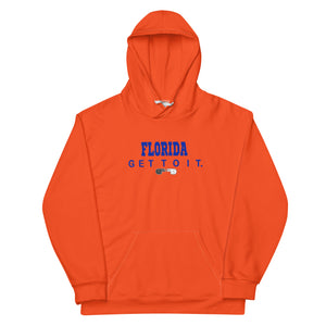 F.r.e.e Flo orange Unisex Hoodie