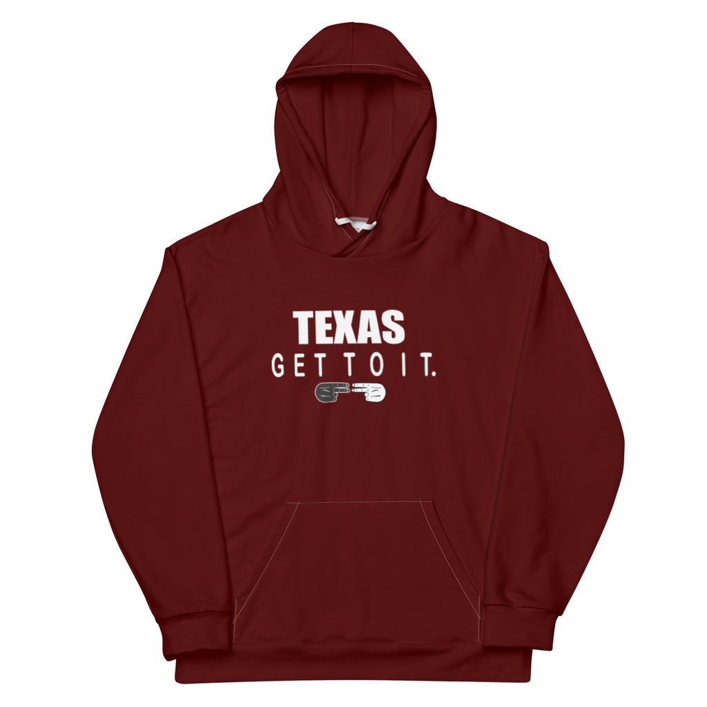 F.r.e.e Tex red Unisex Hoodie