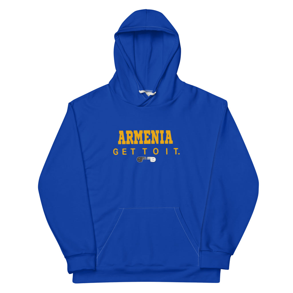 F.r.e.e Arm blue Unisex Hoodie