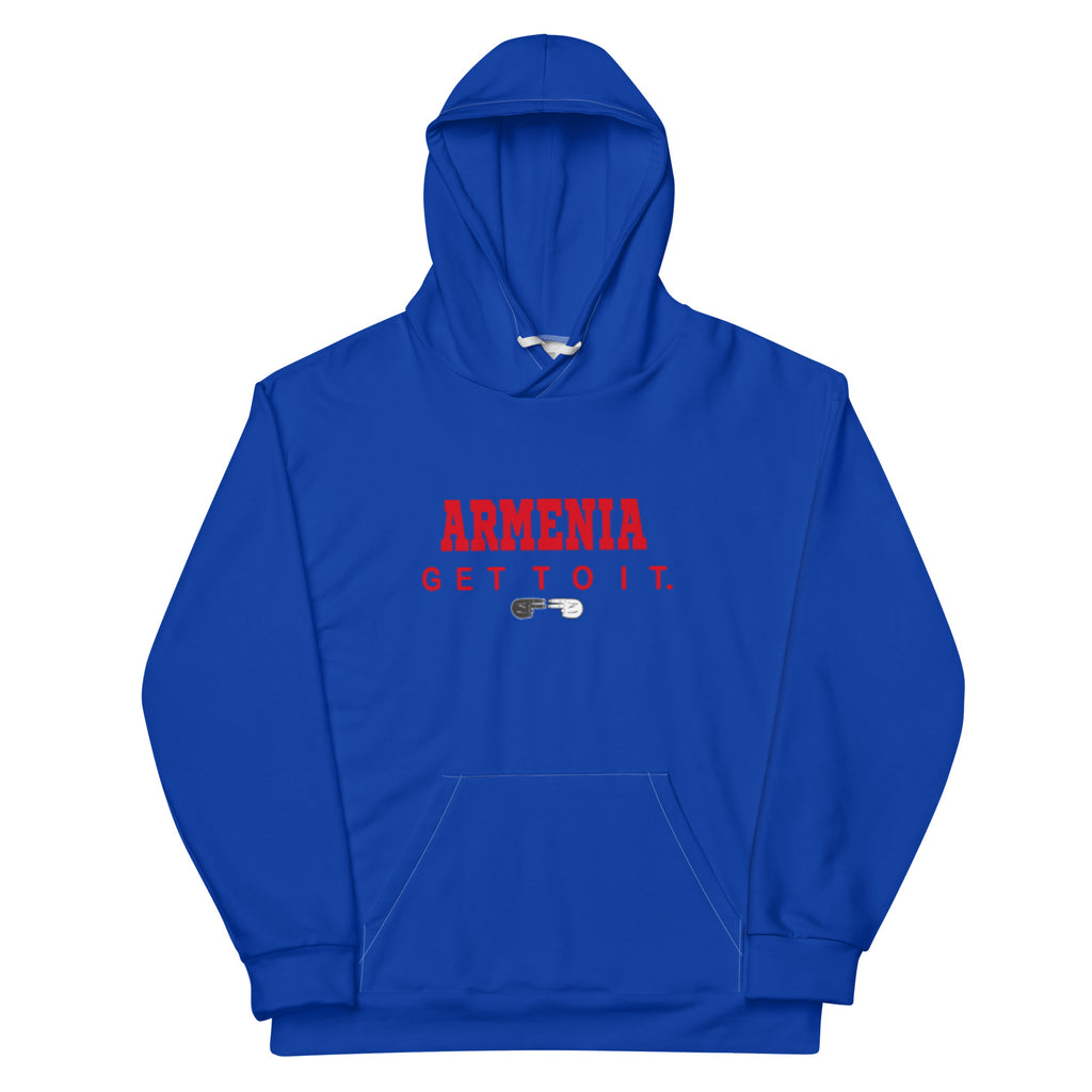 F.r.e.e Arm blue Unisex Hoodie