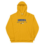 F.r.e.e Arm gold and blue Unisex Hoodie