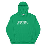 F.r.e.e green and white Unisex Hoodie