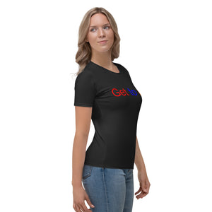 F.r.e.e get to it color women's t-shirt