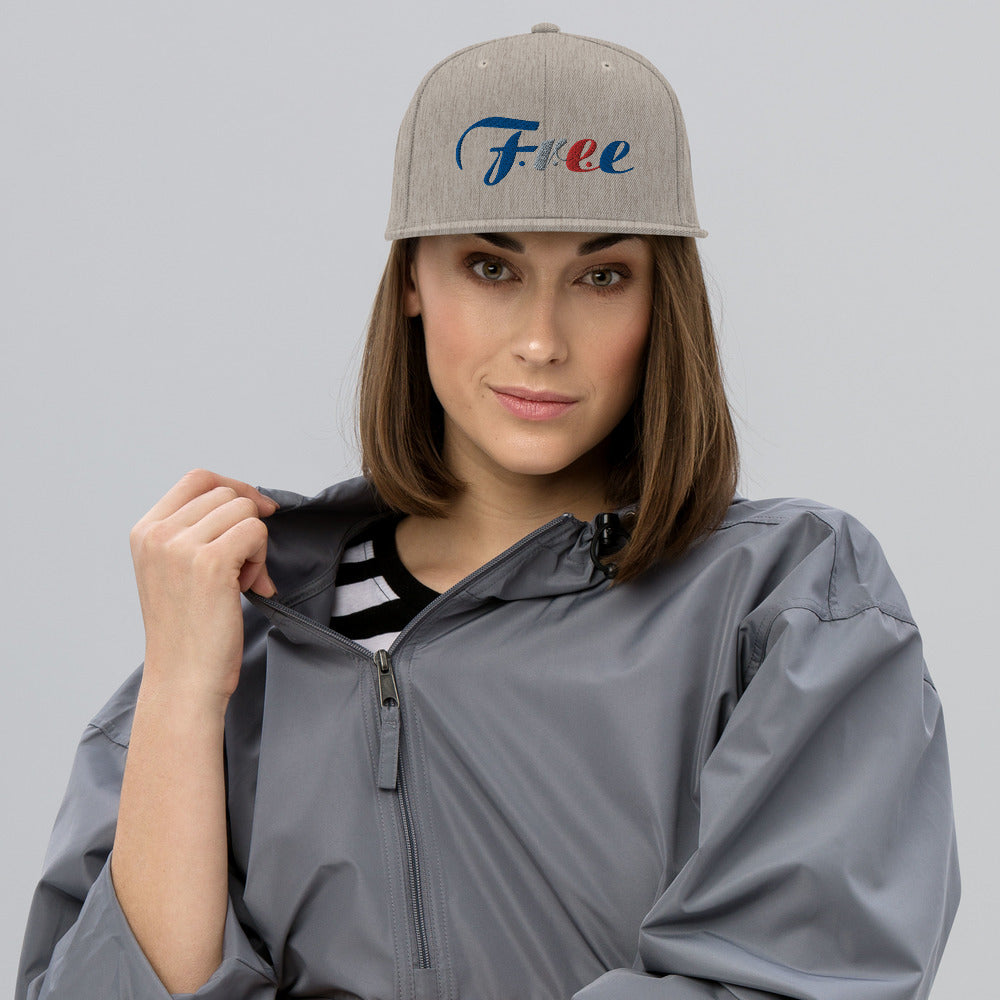 Fancy F.r.e.e snapback hat