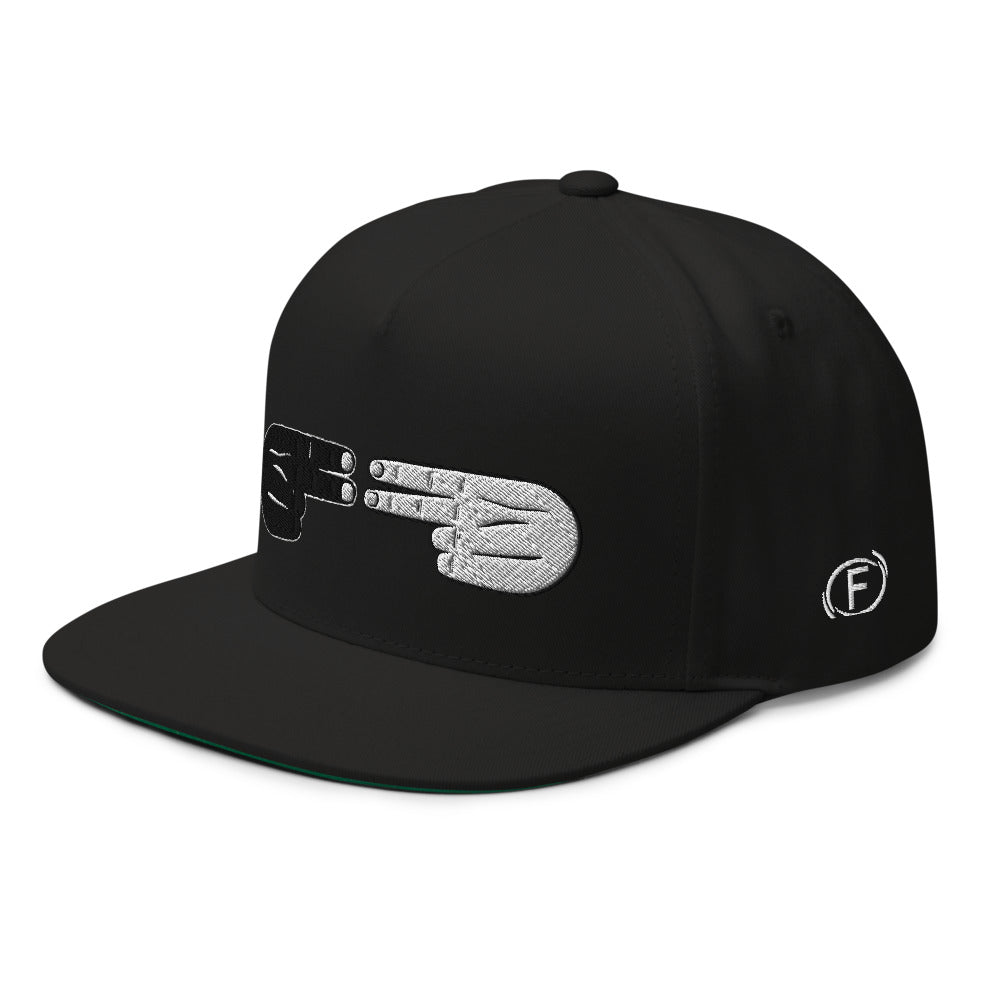 F.r.e.e hands Flat Bill Cap