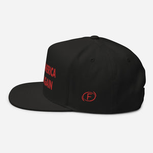 F.r.e.e black make Flat Bill Cap