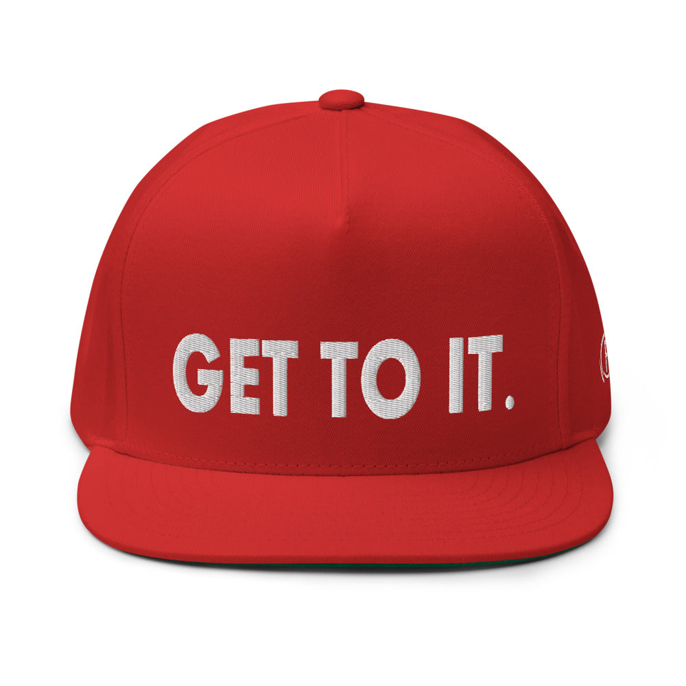 F.r.e.e GTI red Flat Bill Cap