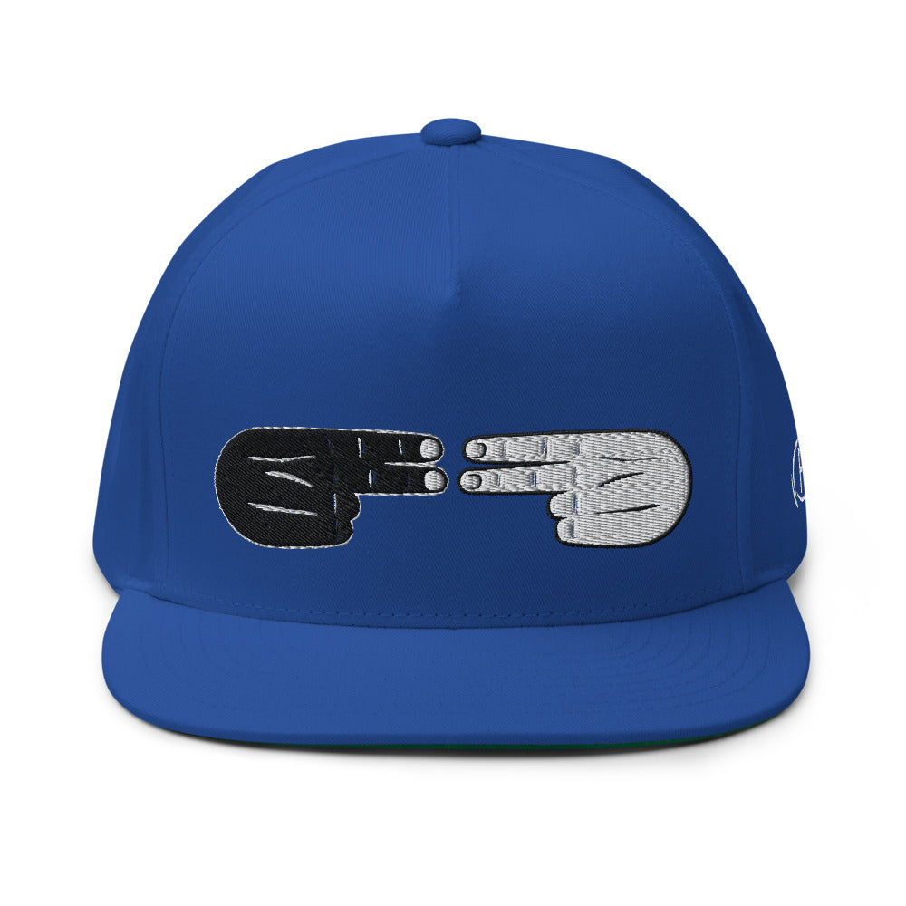 F.r.e.e hands blue Flat Bill Cap