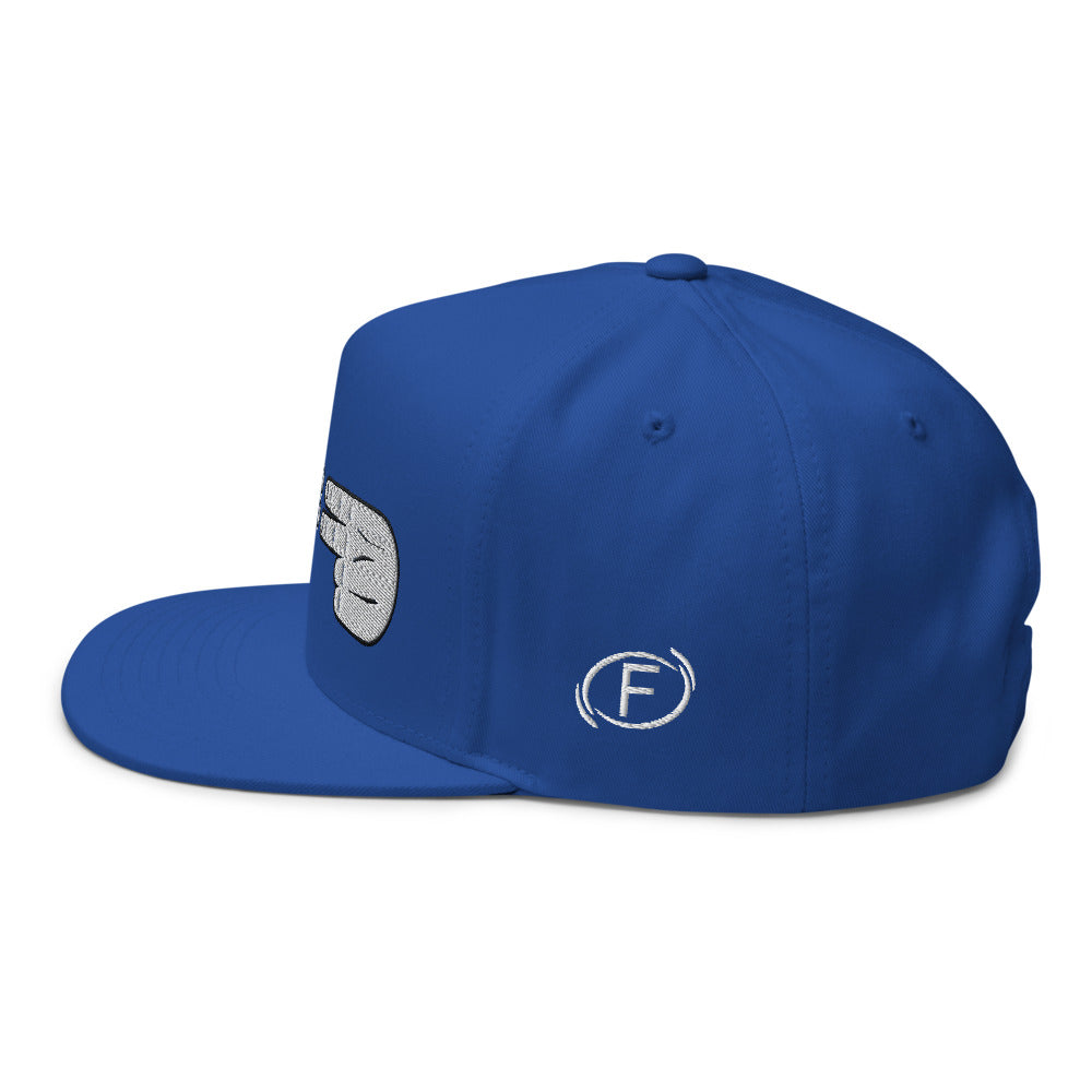 F.r.e.e hands blue Flat Bill Cap