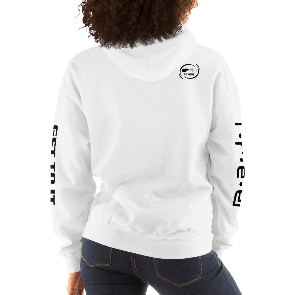F.R.E.E. unisex hoodie over hatred