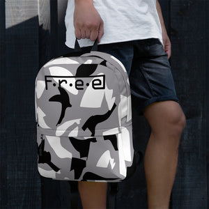 F.R.E.E light camo backpack