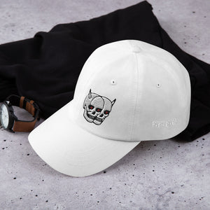 F.r.e.e twin skull dad hat