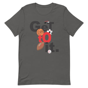 F.r.e.e Get to it free sports short-sleeve unisex t-shirt