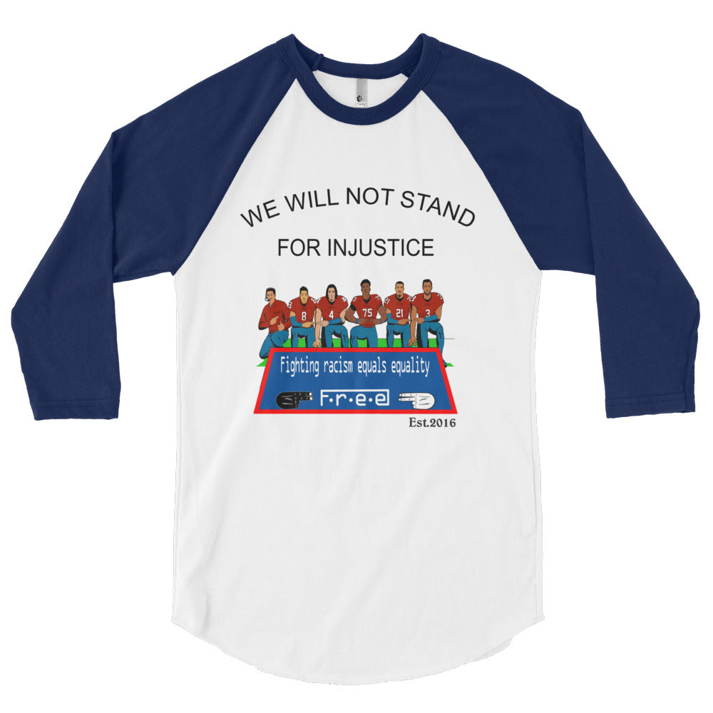 F.R.E.E 3/4 sleeve raglan shirt