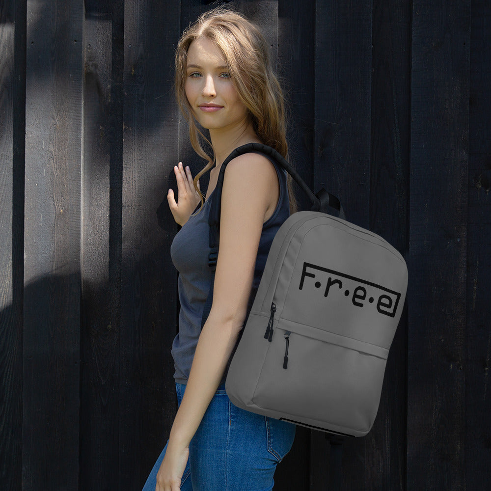 F.R.E.E Grey backpack