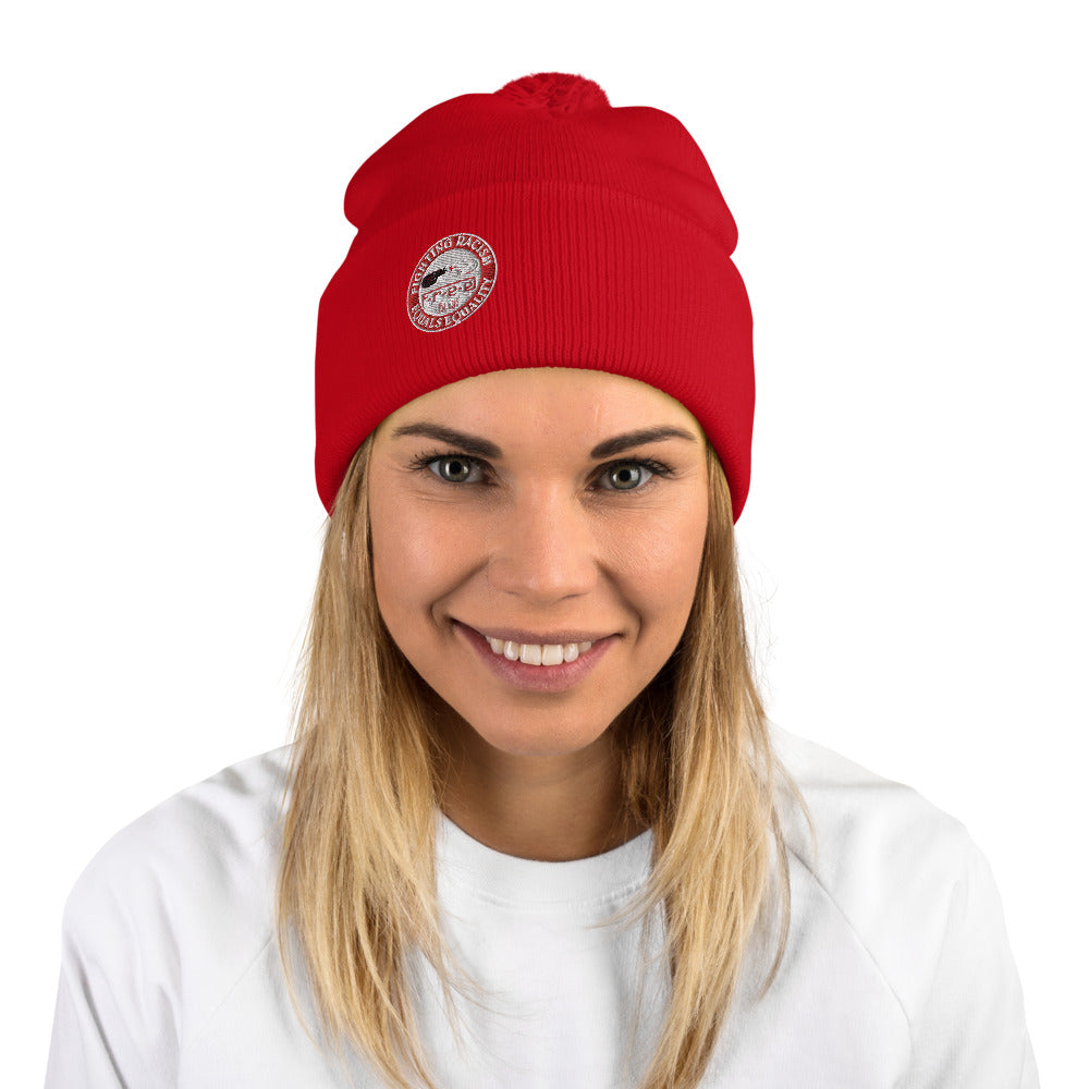 F.r.e.e pom-pom beanie