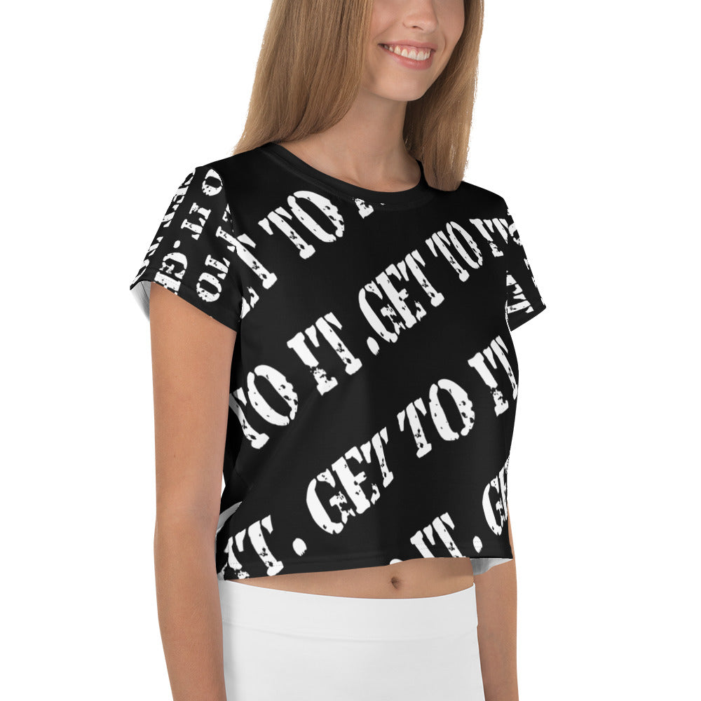 F.R.E.E crop tee