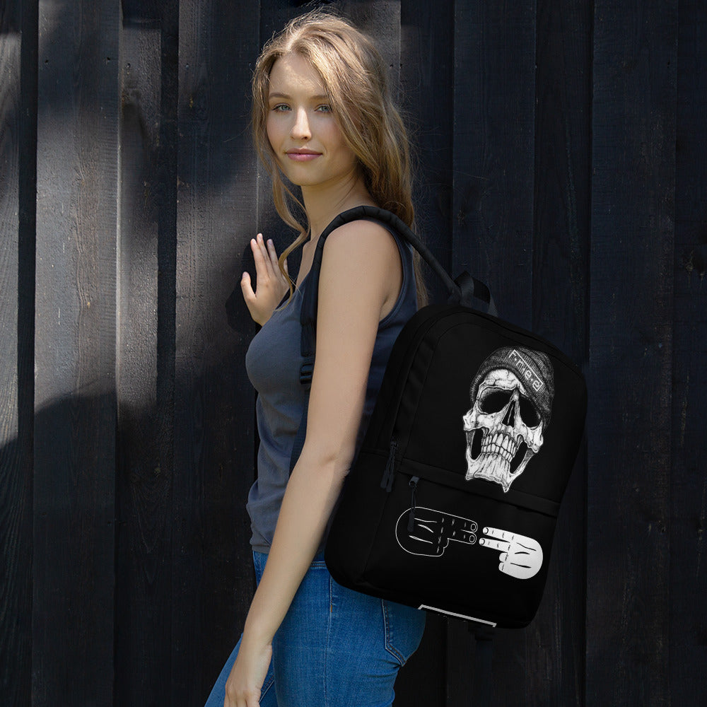 F.R.E.E black skull backpack