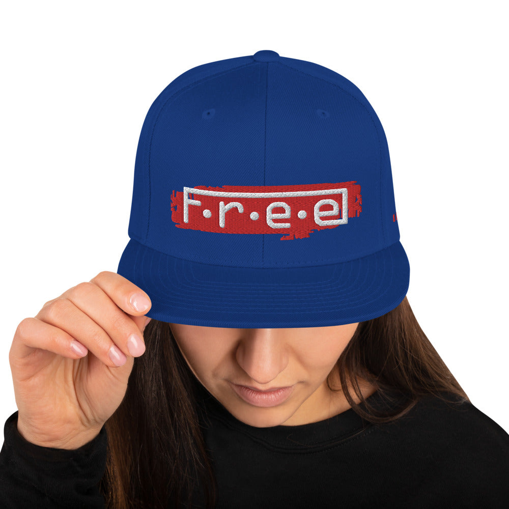 F.r.e.e camo snapback hat