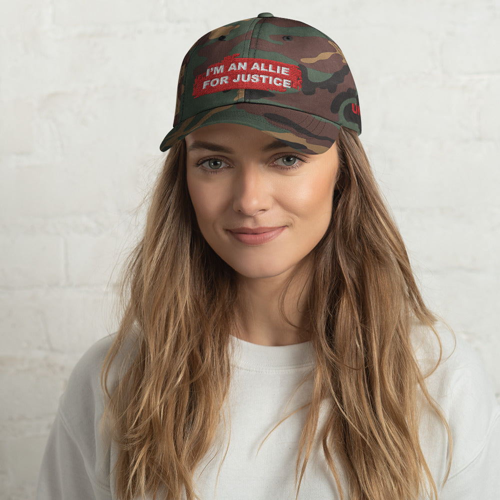 F.r.e.e justice dad hat
