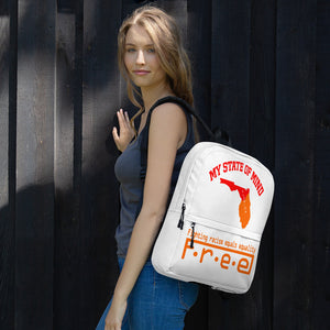 Free Florida white backpack