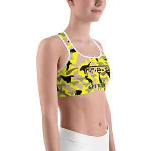 Free camo GTI. sports bra