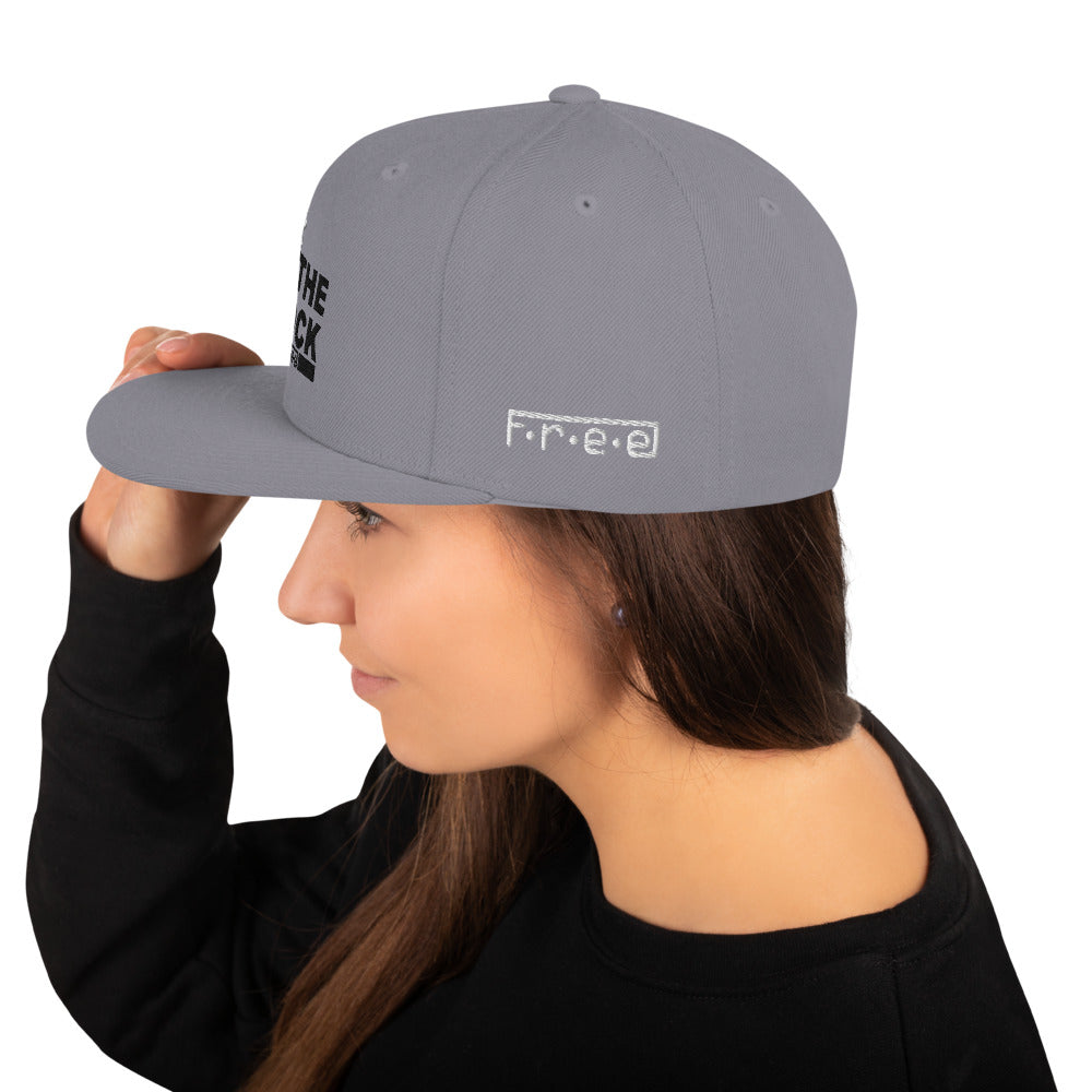 F.r.e.e off the block snapback hat