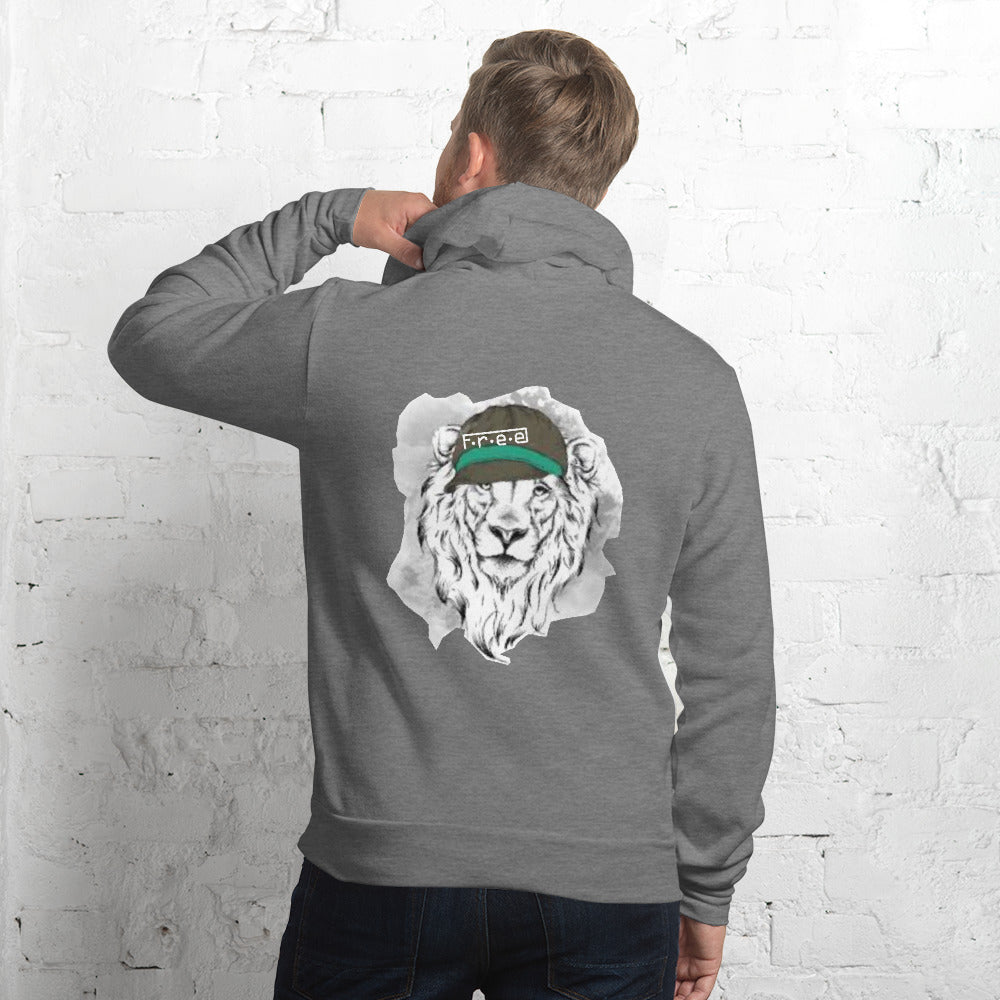 F.R.E.E men Fleece Pullover Hoodie