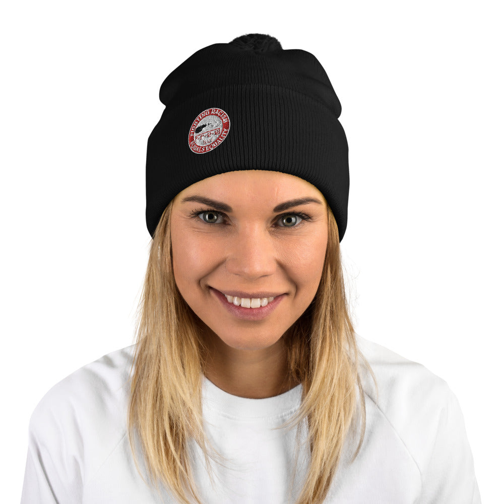 F.r.e.e pom-pom beanie