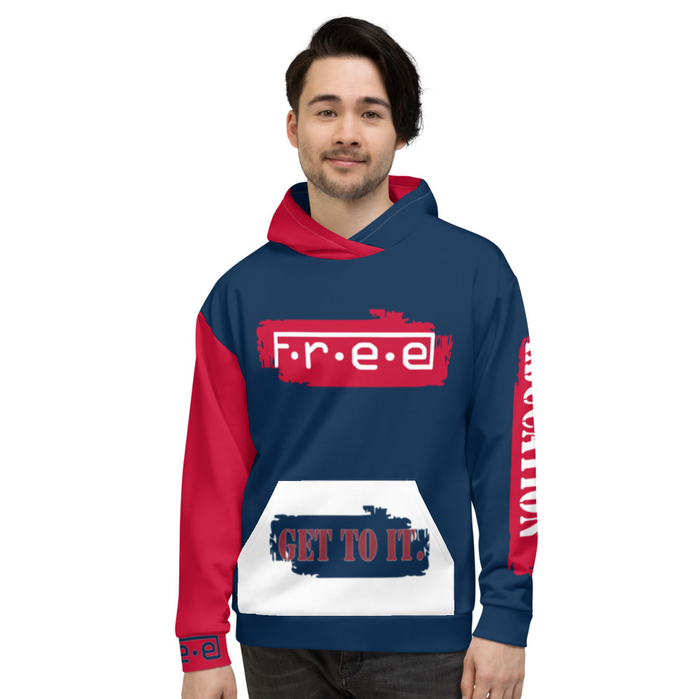 F.R.E.E unisex hoodie
