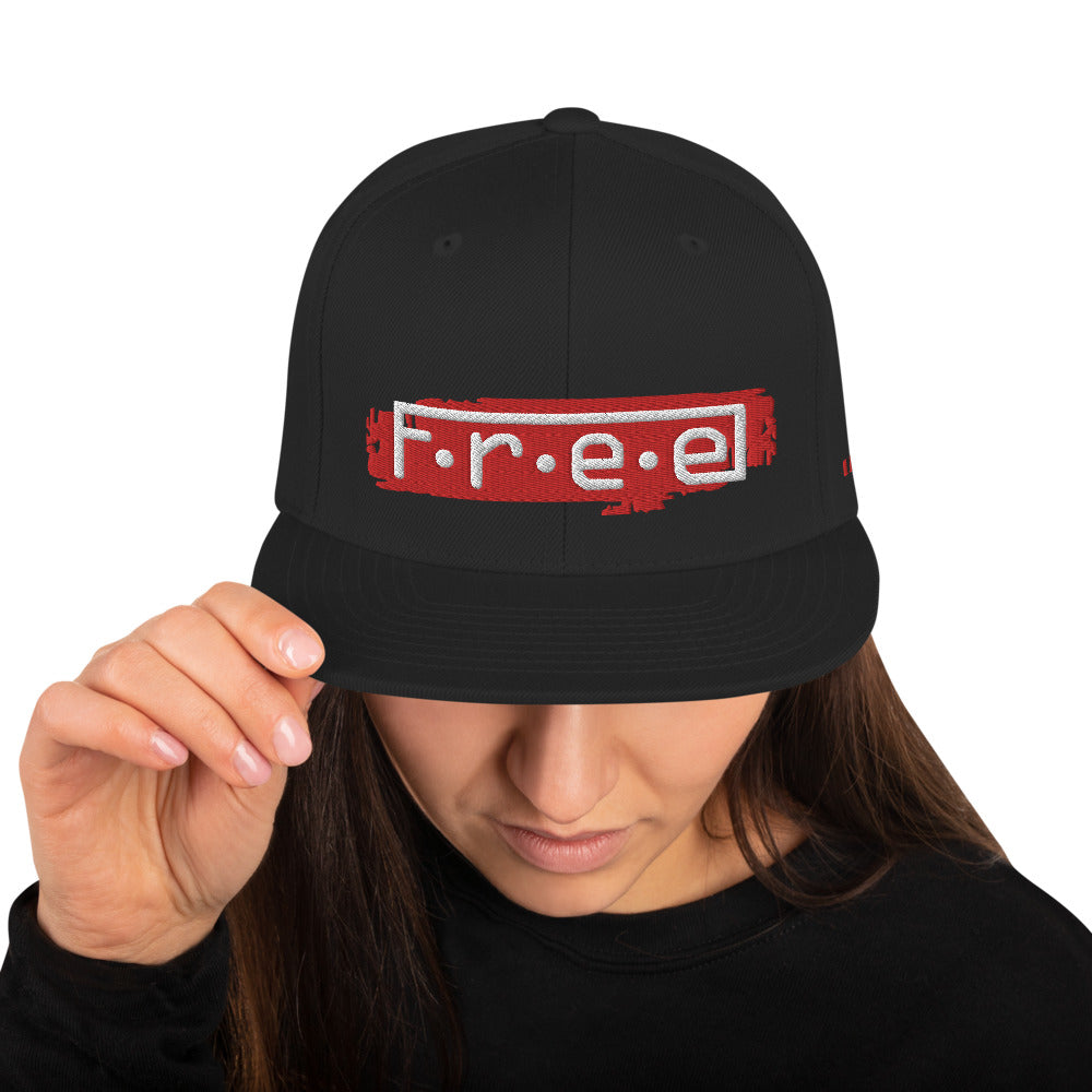 F.r.e.e camo snapback hat
