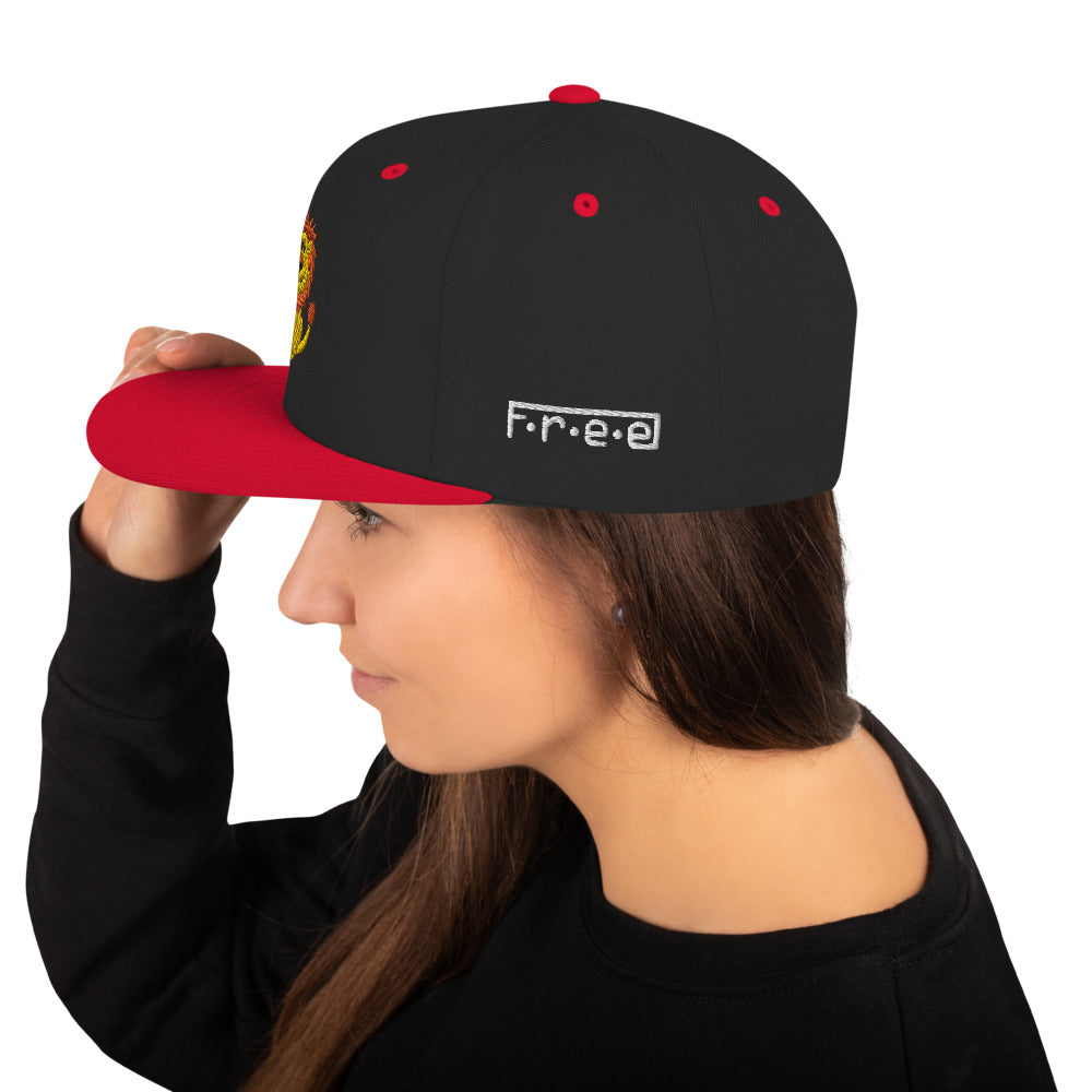 F.r.e.e tiger snapback hat