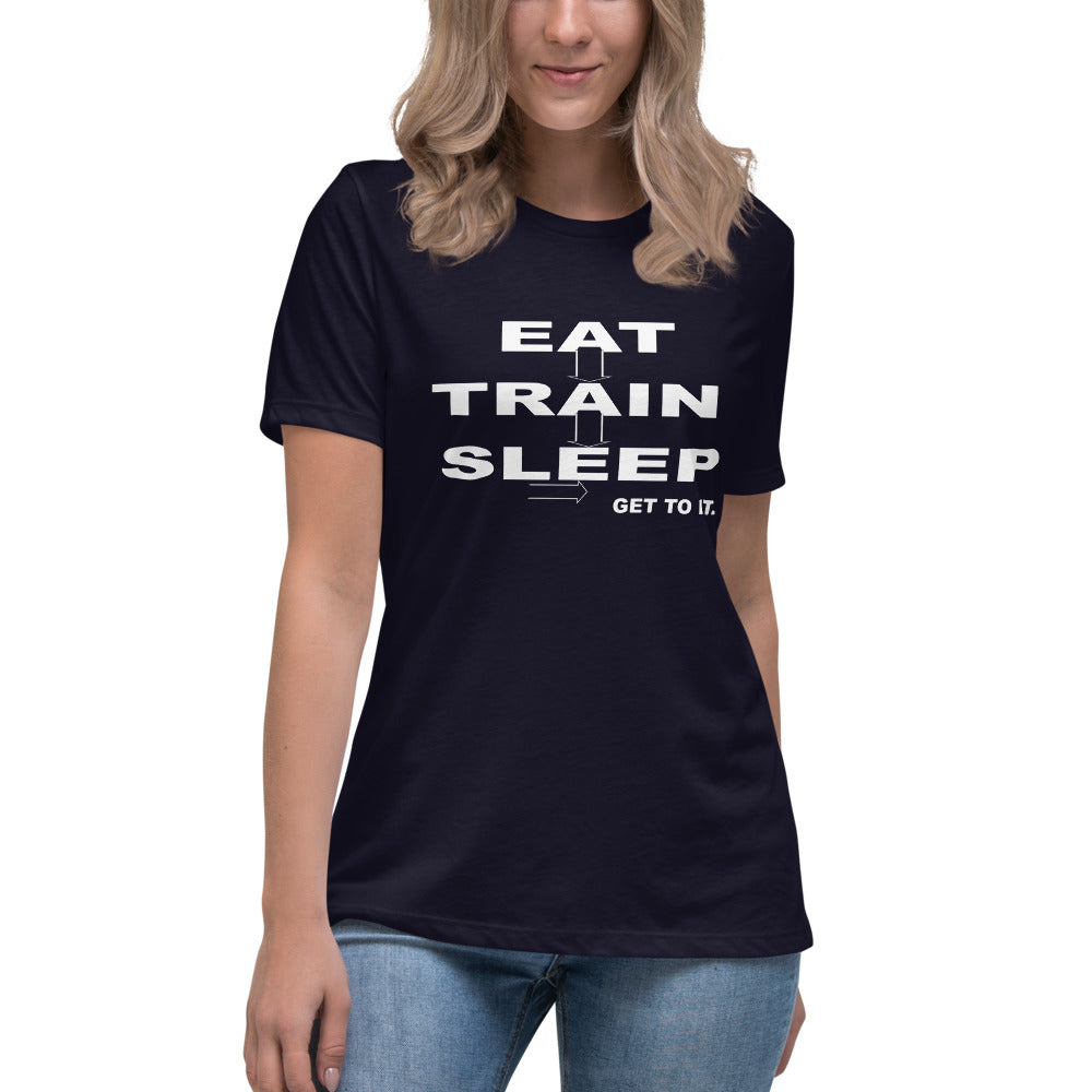 F.r.e.e women's relaxed training black t-shirt