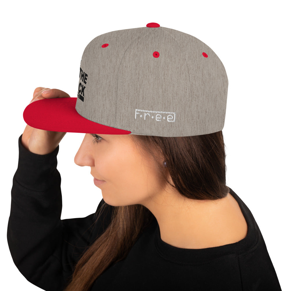 F.r.e.e off the block snapback hat