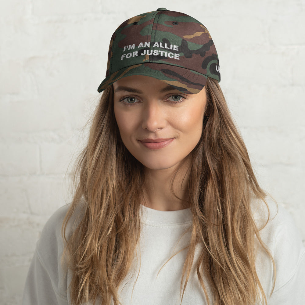 F.r.e.e justice dad hat