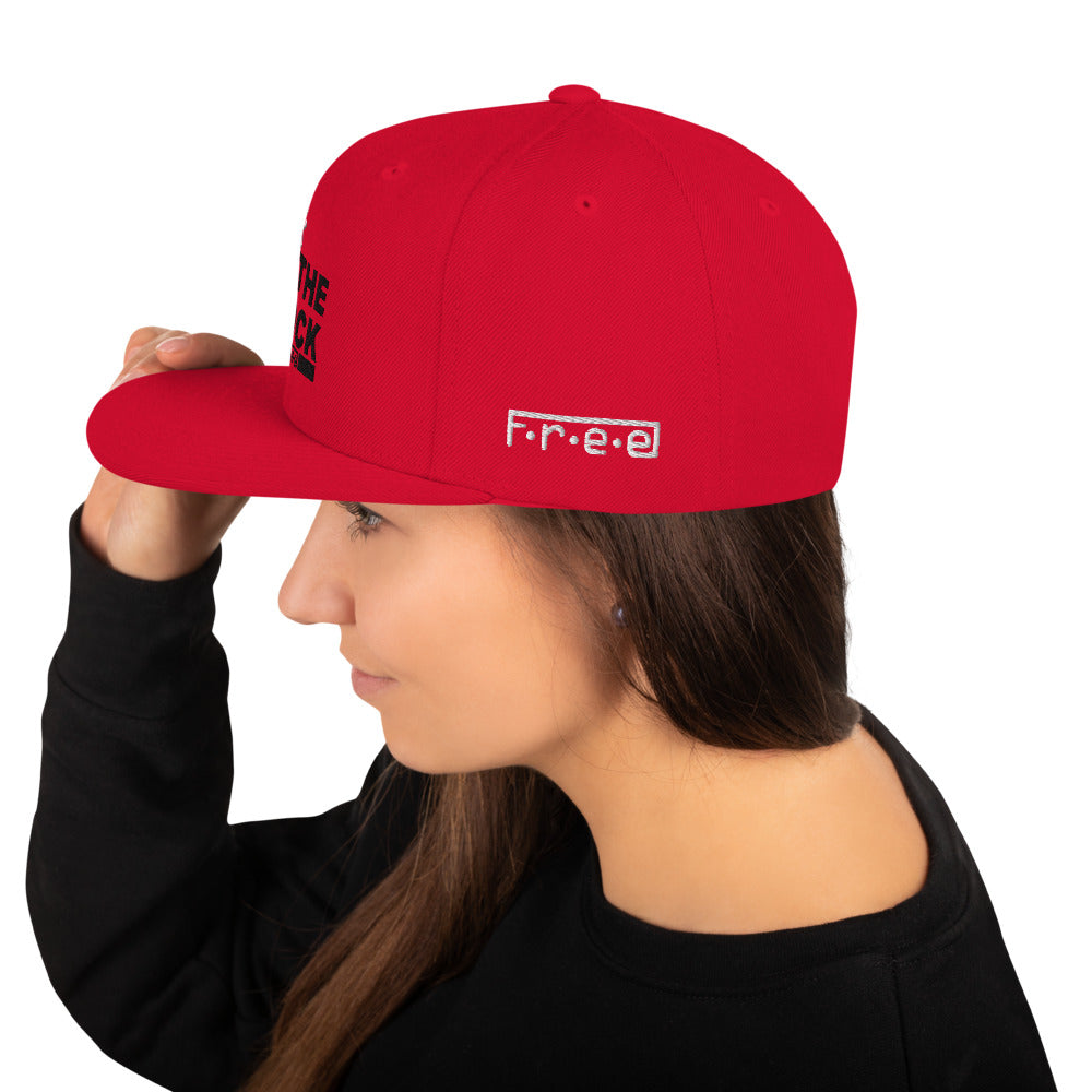 F.r.e.e off the block snapback hat