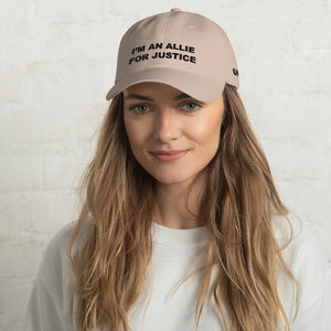 F.r.e.e justice dad hat