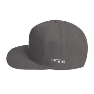 F.r.e.e two skull snapback hat