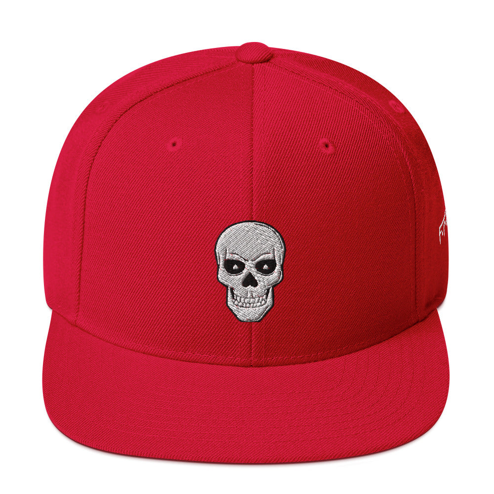 F.r.e.e one skull snapback hat
