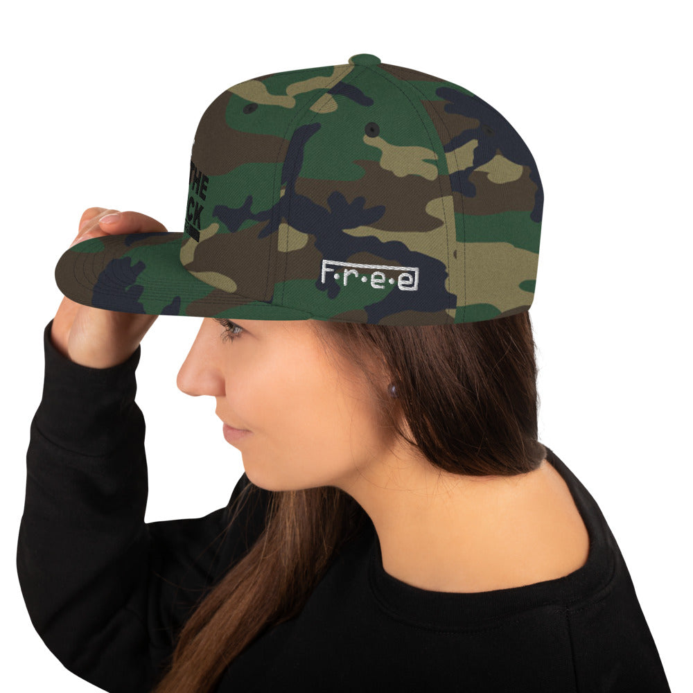F.r.e.e off the block snapback hat