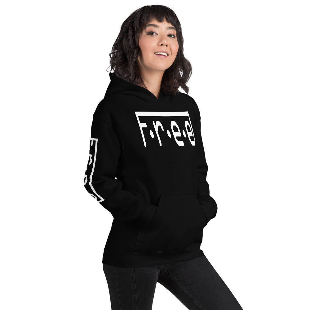F.R.E.E unisex hoodie