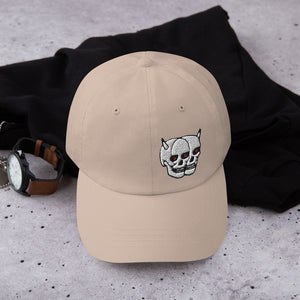 F.r.e.e twin skull dad hat